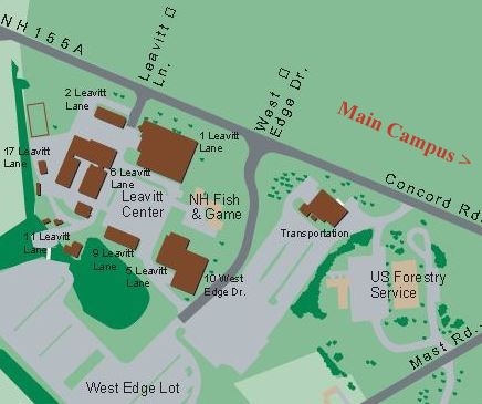 UNH Leavitt Lane Map